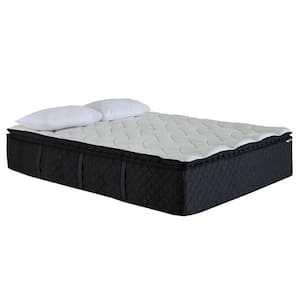 14in. Copper Woven Pillow Top and Charcoal Infused Gel Memory Foam Cal-King Mattress