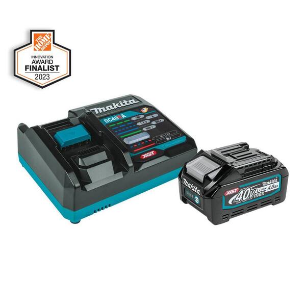 Makita 40V max XGT 4.0Ah Battery and Charger Starter Pack, BL4040 