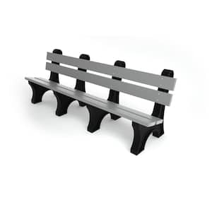 8 ft. Colonial Bench - Gray