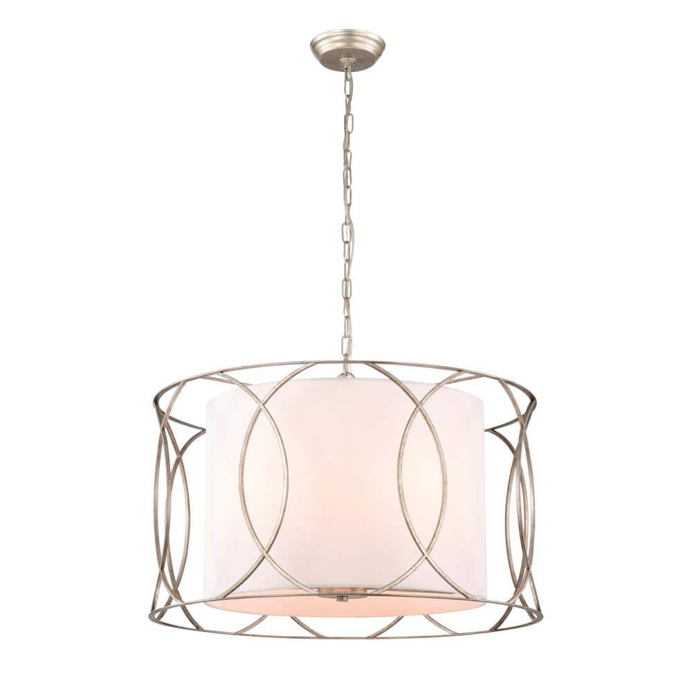 GREENVILLE SIGNATURE Phiox 5-Light Drum Chandelier Antique