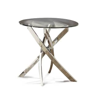 Laila Chrome End Table