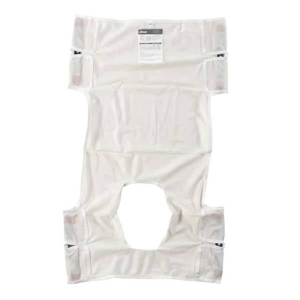 Drive Medical Patient Lift Sling Polyester Mesh with Commode Cutout