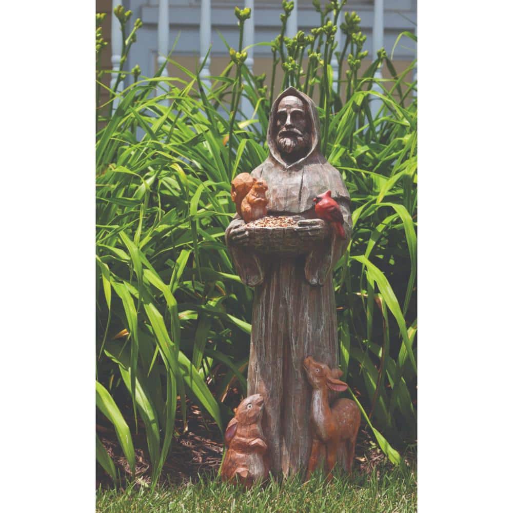 Evergreen St. Francis and Friends Statuary, Feathered Garden 841738