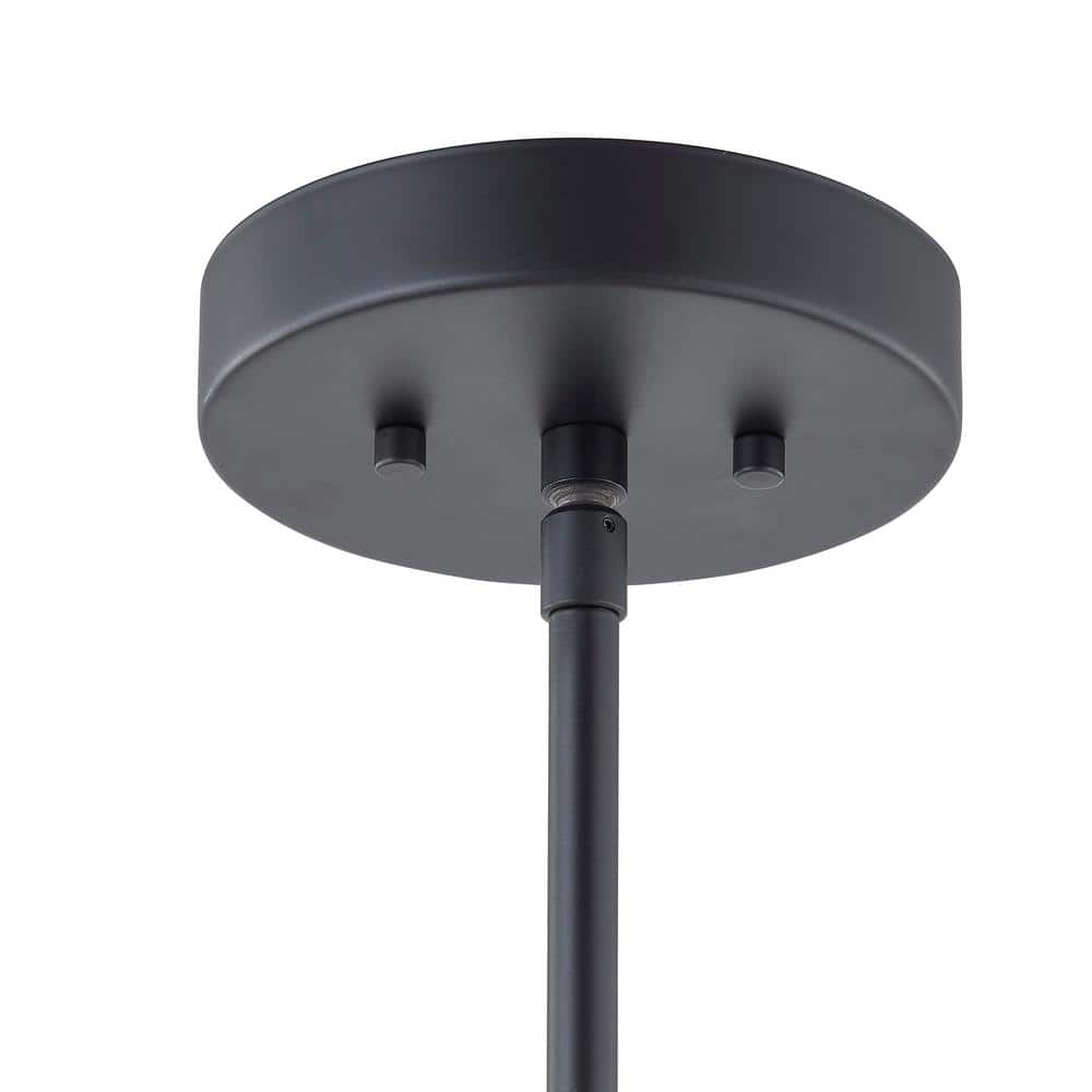 Matte Black 18-Light Metal Sputnik Chandelier