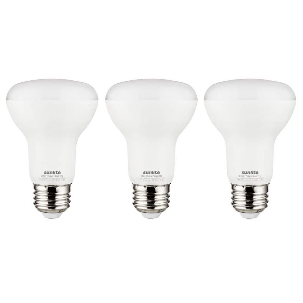 50-Watt Equivalent R20 UL Listed and Dimmable LED Recessed Light Bulb 525 Lumens, Title 20 Compliant 2700K (3-Pack) price history on PriceWatchPro