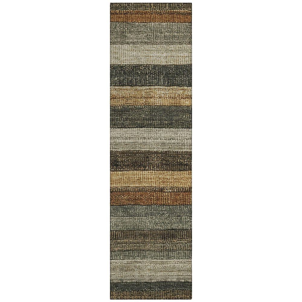 Chantille Machine Washable Indoor/Outdoor Abstract ACN1865 Khaki 2 ft. 3 in. x 7 ft. 6 in. Runner Rug price history on PriceWatchPro