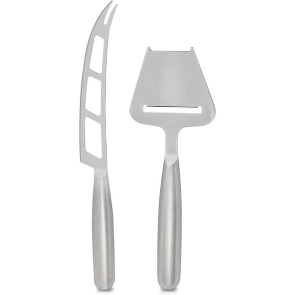NutriChef Cheese Cutting Utensils: Cheese Knife and Cheese Slicer, Stainless Steel