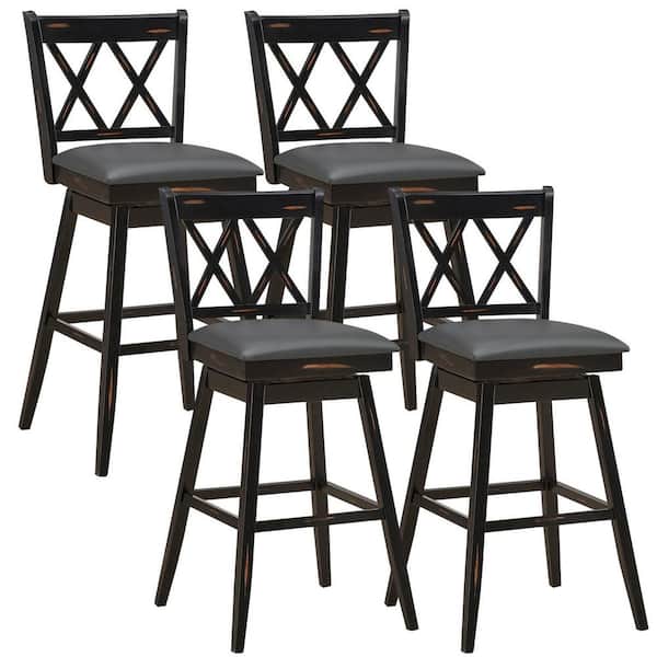 Buy Amisco Upright Bistro-Style Metal Barstool in Cushion - Free Shipping