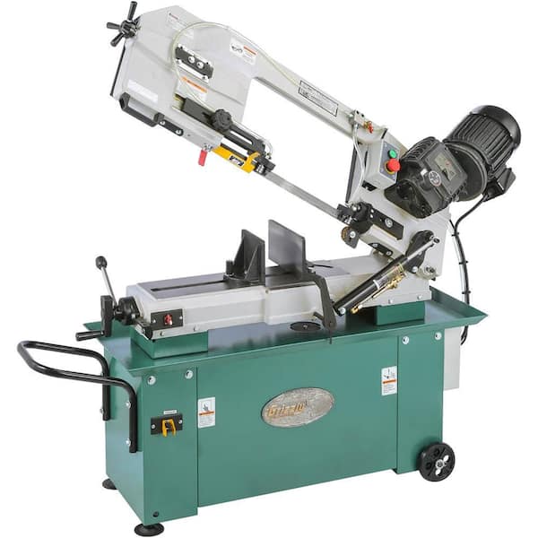 Grizzly Industrial in. x 12 in. Geared Head Metal-Cutting Bandsaw G9743  The Home Depot