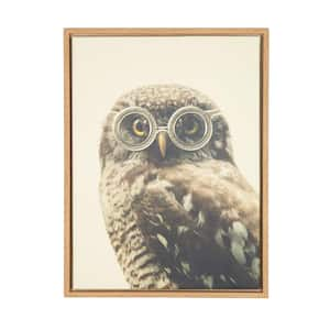 Sylvie "Owl" by F2Images Framed Canvas Wall Art