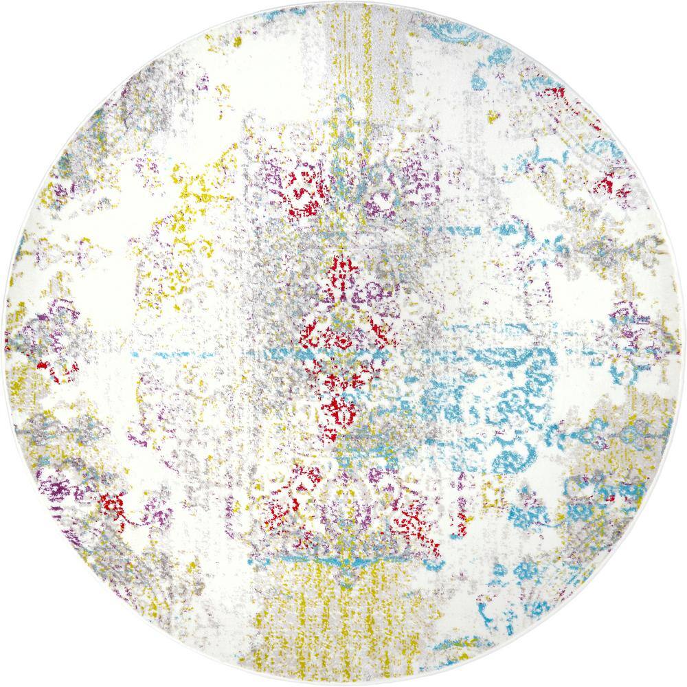 Ikat Ivory/Gray Home Dynamix Boho Vienna Area Rug 7'9x10'2 Ikat Ivory/Gray Home Dynamix Boho Vienna Area Rug 7'9x10'2