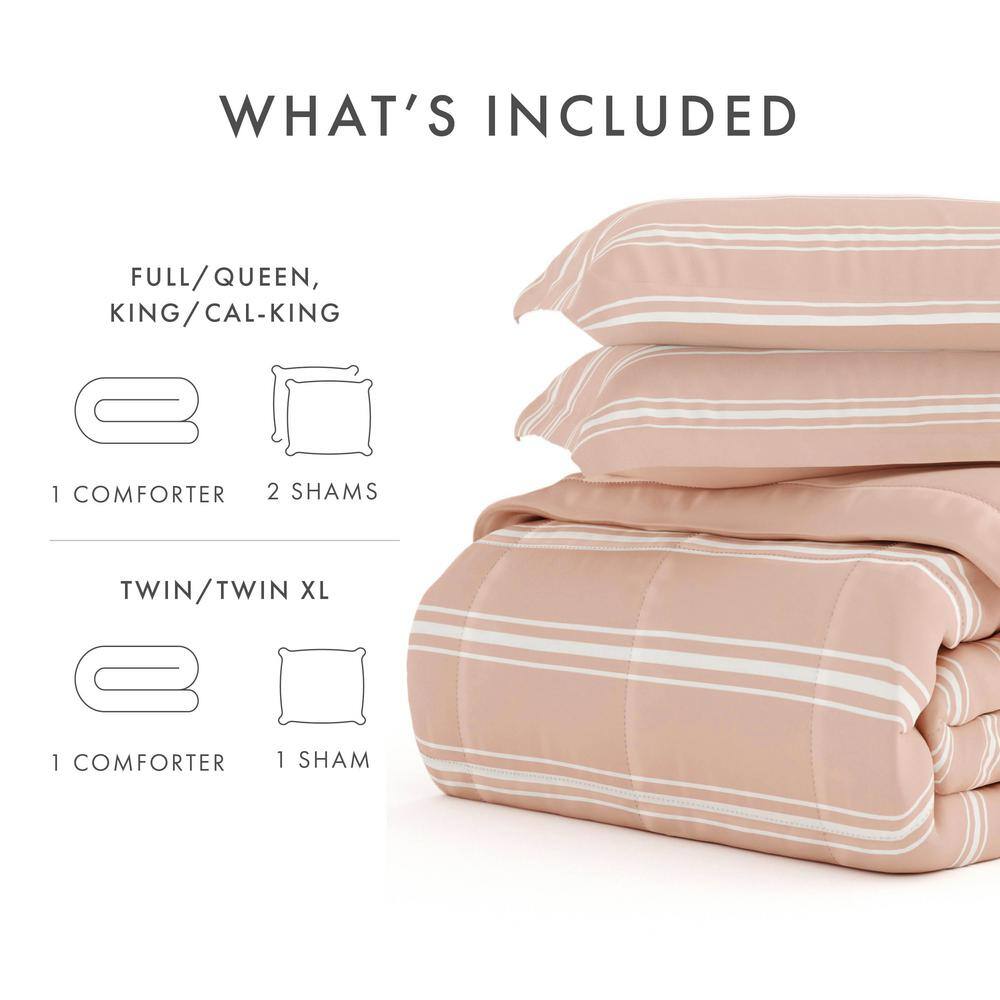 King Clay Reversible Down Alternative Microfiber Bedspread Set