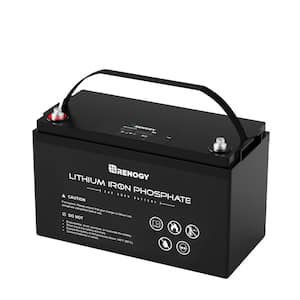 Renogy 12V 100Ah LiFePO4 Deep Cycle Lithium Battery w/ Built-In