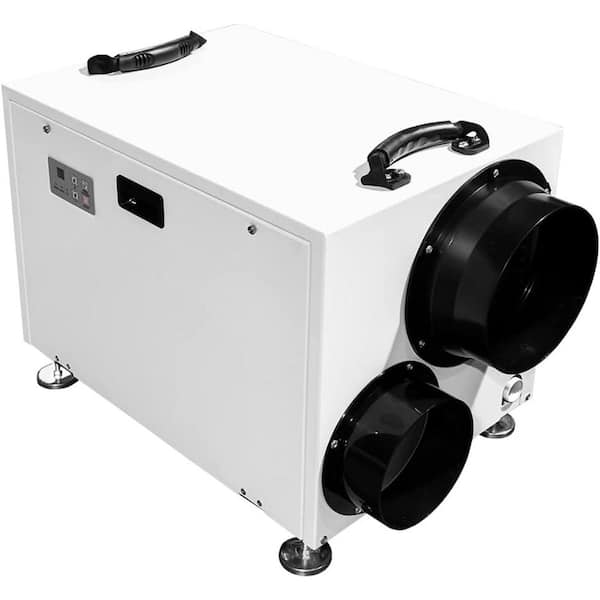 Edendirect 200 pt. 3,000 Sq. Ft. Crawlspace Dehumidifiers in. White for Basements, Home, Garages, Water Damage Restoration