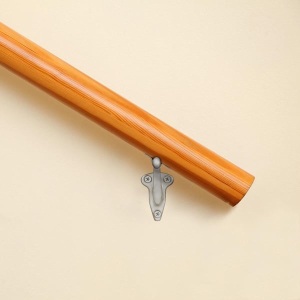 Design House Satin Nickel Standard Handrail Bracket (5-Pack)