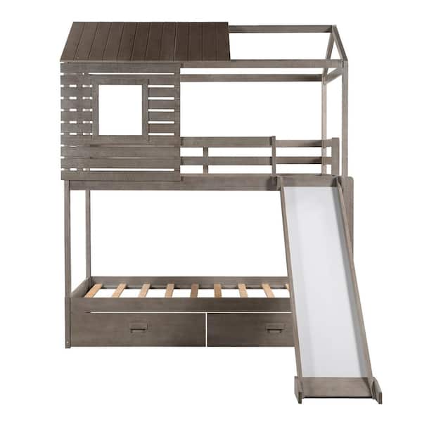 style of double deck bed