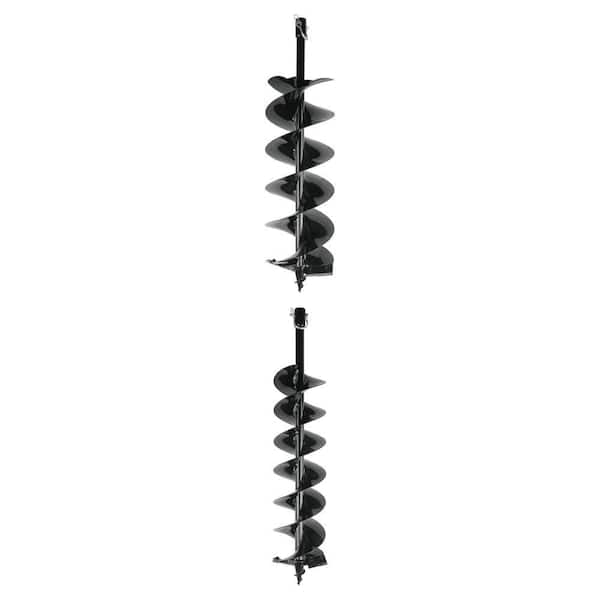 8 in. Earth Auger Drill Bit and 6 in. Earth Auger Drill Bit Combo