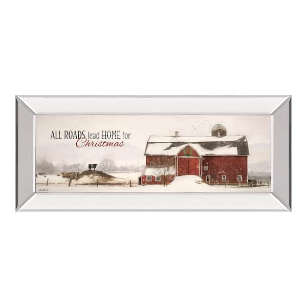 1 Piece Framed Graphic Print Country Graphic Print 18 in. x 42 in.