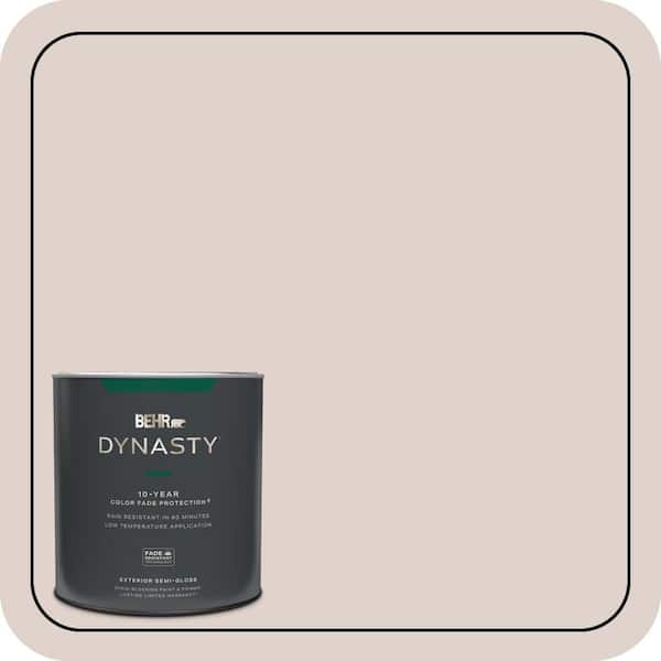 BEHR DYNASTY 1 qt. #MQ3-07 Vision of Light Semi-Gloss Enamel Exterior Stain-Blocking Paint & Primer