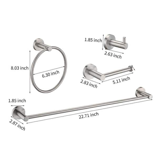 Toilet paper holder discount towel rack set