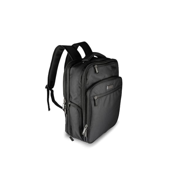 KENNETH COLE REACTION Brooklyn Commuter 16 in. Laptop Black Backpack 5712395 The Home Depot