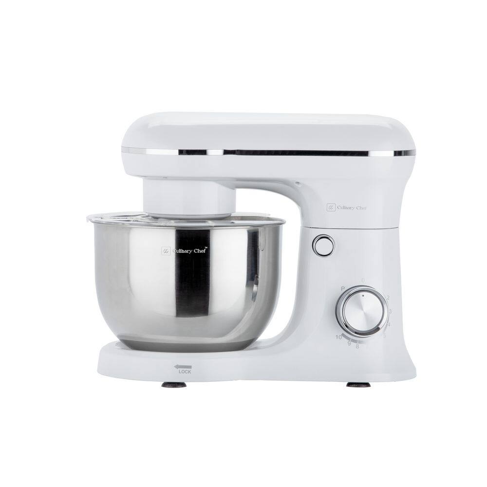Unbranded 4.75-qt. 1,200-Watt Retro Stand Mixer (White)