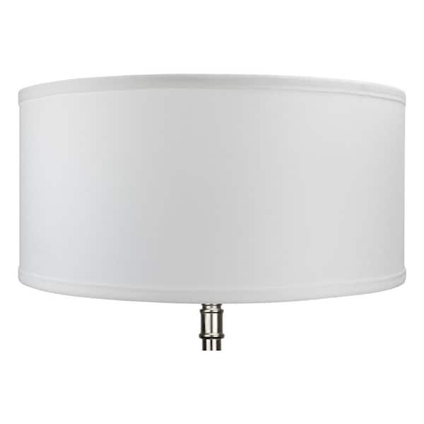 Linen White Drum Lamp Shade 17, 8 Inch Diameter Drum Lamp Shade