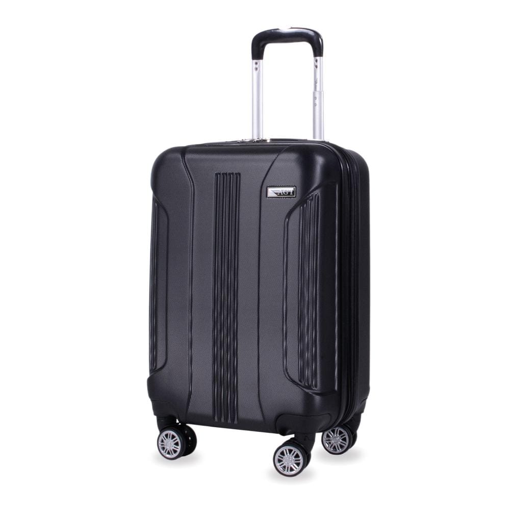 American Green Travel Denali 20 in. Black Expandable Hard Side Carryon