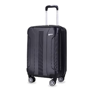 Denali 20 in. Black Expandable Hard Side Carry-on Suitcase Luggage