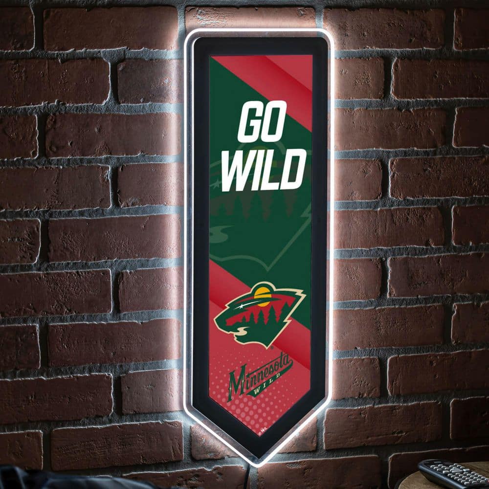 Evergreen Ultra-thin Glazelight Led Wall Decor, Pennant, Detroit