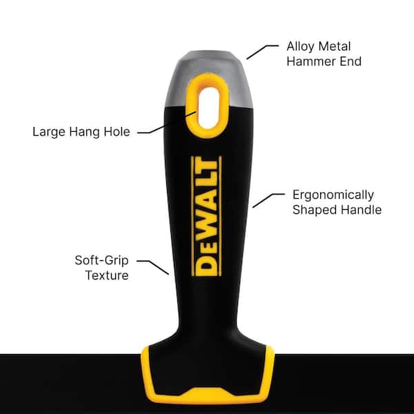DEWALT 8/10/12 in. Stainless Steel Taping Knife Set with 14 in. Mud Pan