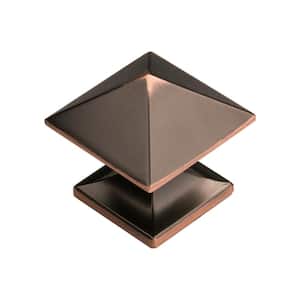 Studio Collection 1 in. Dia Oil-Rubbed Bronze Highlighted Finish Cabinet Door and Drawer Knob (10-Pack)