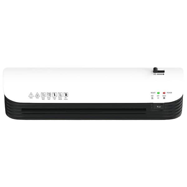 Ahfiwaso 9 in. Thermal Laminator Machine with 12 Laminating Sheets Hot and Cold A4 A5 A6 Anti-Jam for Home Office
