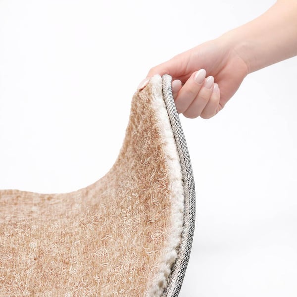 Dream Shag Premium Machine Washable Abstract ADS703 Coral 2 ft. x 7 ft. Runner Rug