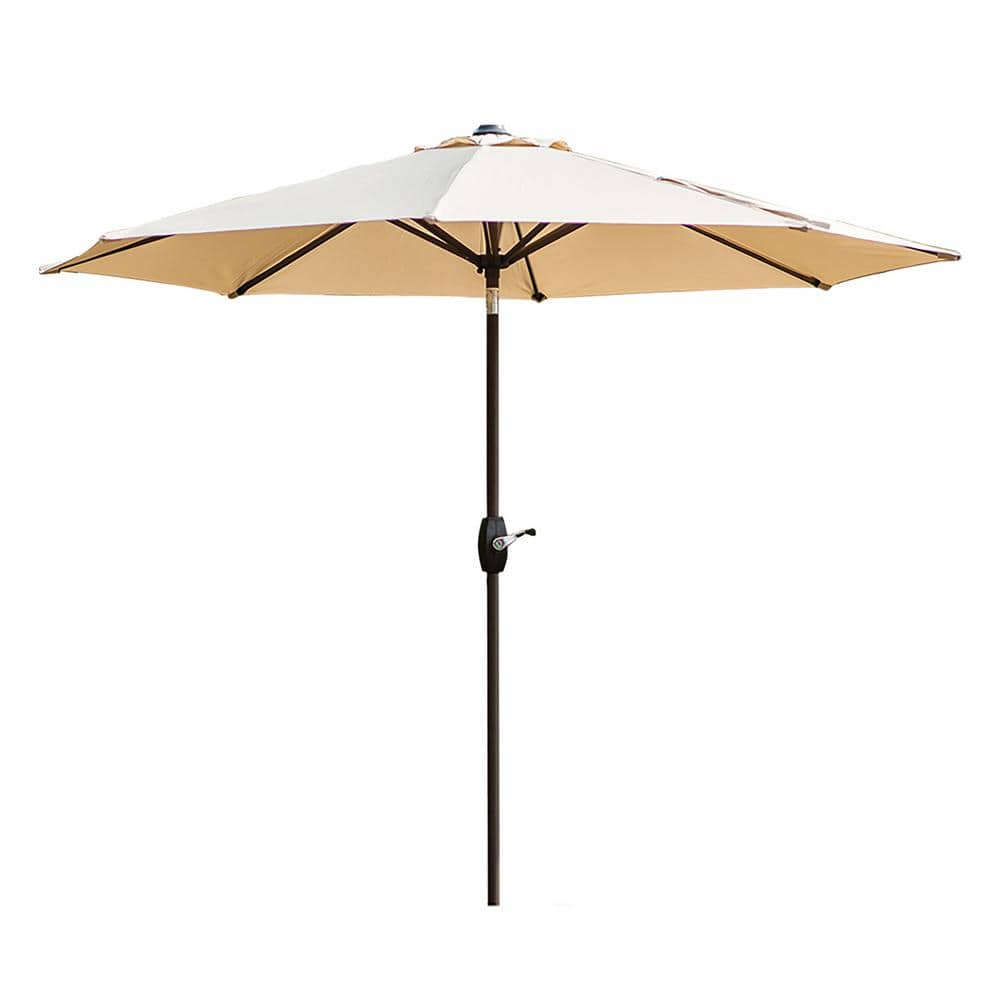 Westin Outdoor 9 Ft Patio Market Umbrella with Tilt & Crank  Beige