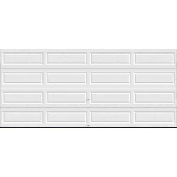 Clopay Classic Collection 16 ft. x 7 ft. Non-Insulated Solid White Garage Door