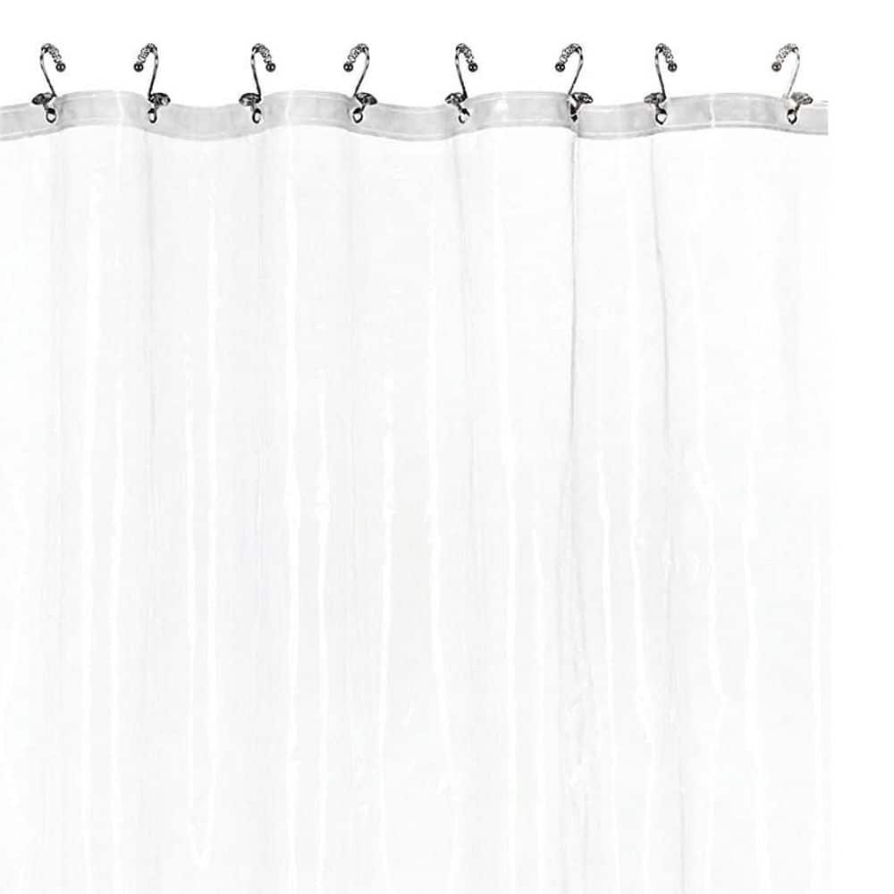 72 in. W x 72 in. L Clear Heavy PEVA Shower Curtain Liner with 6 Magnets, 1-Pack price history on PriceWatchPro