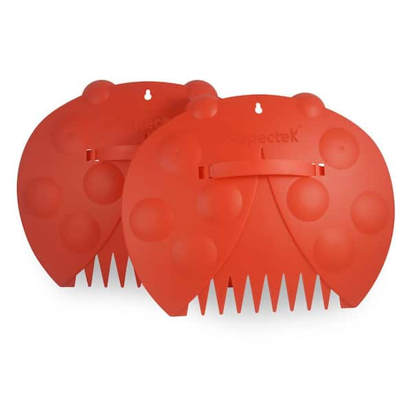 Unbranded Lady Bug Shaped Garden and Yard Multiuse Leaf Scoops/Hand Rakes (Red)