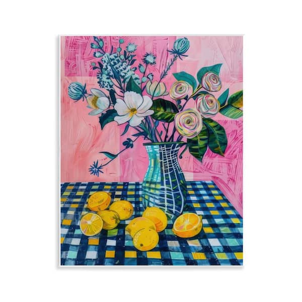 Stupell Industries Summer Table Bouquet by LSR Design Studio Unframed Nature Graphic Art Print 14 in. x 11 in.