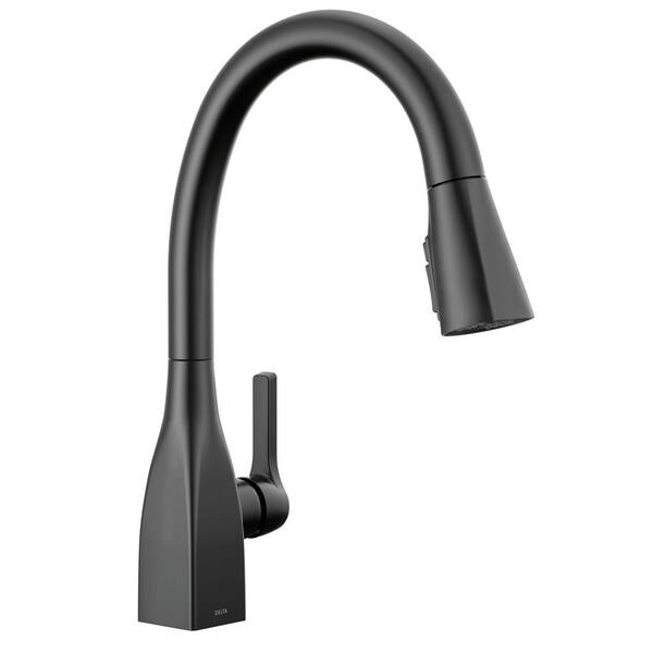 Delta Mateo Single-Handle Pull-Down Sprayer Kitchen Faucet in Matte Black