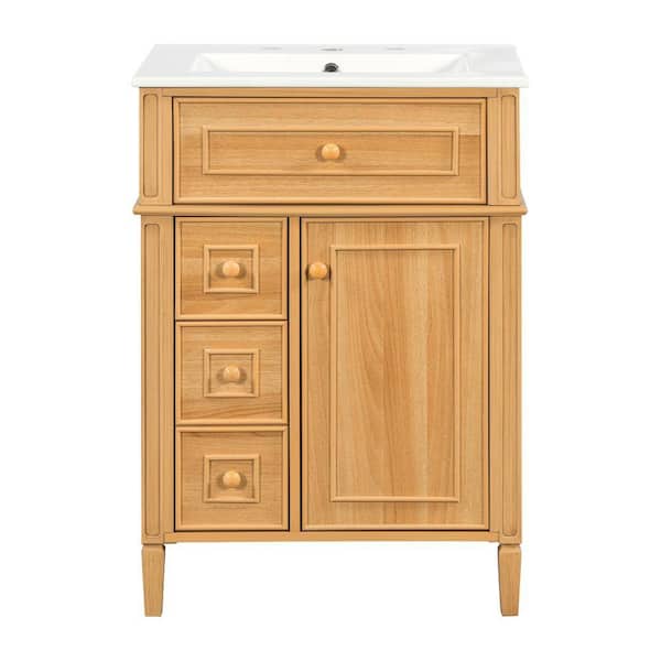 24 in. Bath Vanity Cabinet without Top in Wood Assembled