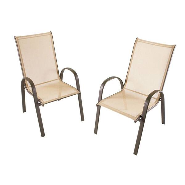 Unbranded Stack Collection Patio Sling Chair (4-Pack)-DISCONTINUED