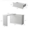 FUFU&GAGA 6-Drawer L-Shaped Chest of Drawers Cabinet with Rotatable Desktop 47.2 in. W x 51.2 in. D x 32.7 in. H KF260058-01