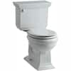 KOHLER Memoirs Stately 2-piece 1.28 GPF Single Flush Round Toilet with ...