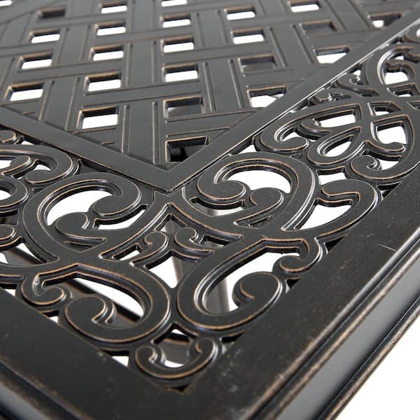 Expressly HUBERT® Black Cast Aluminum Griddle Tile - 22L x 13W x 3/4H