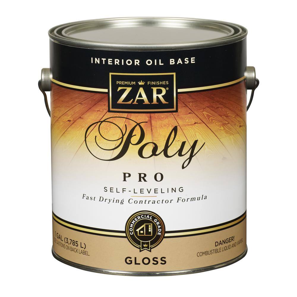 ZAR 1 gal. Gloss Clear OilBased Interior PolyurethanePro 33113