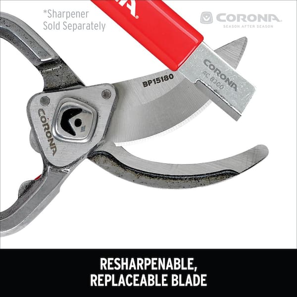 Corona Forged Steel ClassicCUT Bypass Hand Pruner-1 Cut Stem/Branch Shears  - Esbenshades