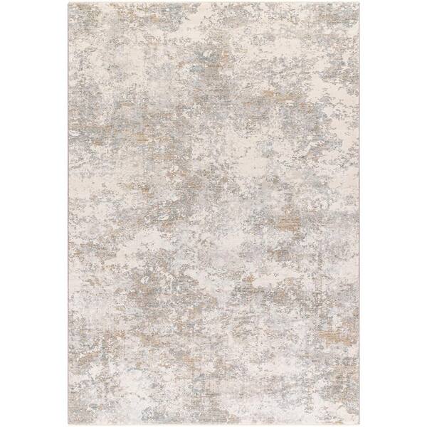 Bethesda Gray Doormat 3 ft. x 4 ft. Abstract Indoor Area Rug