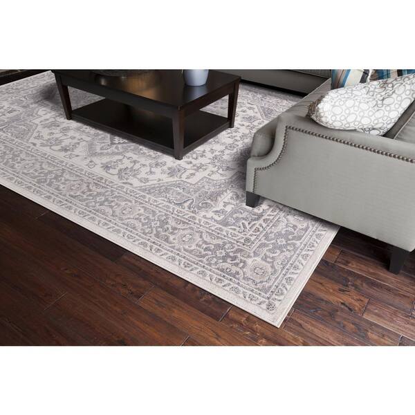 Lara Heriz Ivory 7 ft. x 9 ft. Area Rug