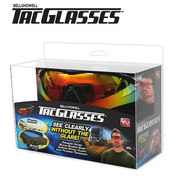 TAC Glasses As Seen On TV，Polarized Sports Sunglasses for Men Women Youth Baseball Military Motorcycle Fishing Goggles 